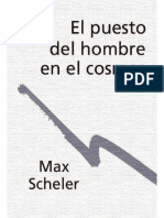 El Puesto Del Hombre en El Cosmos - Maz Sheler PDF