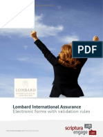 Lombard International Assurance: Electronic Forms With Validation Rules