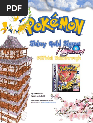 Shiny Gold Sigma 2017 04 19pdf Pokémon Nintendo Franchises