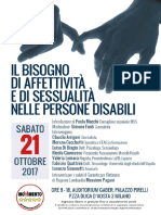 Locandina Convegno Sessualita Disabili