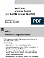 Metro ExpressLanes FY17 Performance Report