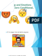 Feelings and Emotions With the Zero Conditional
