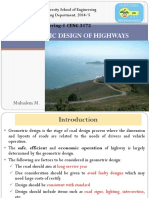 Ch-3 Geometric Design of Highways