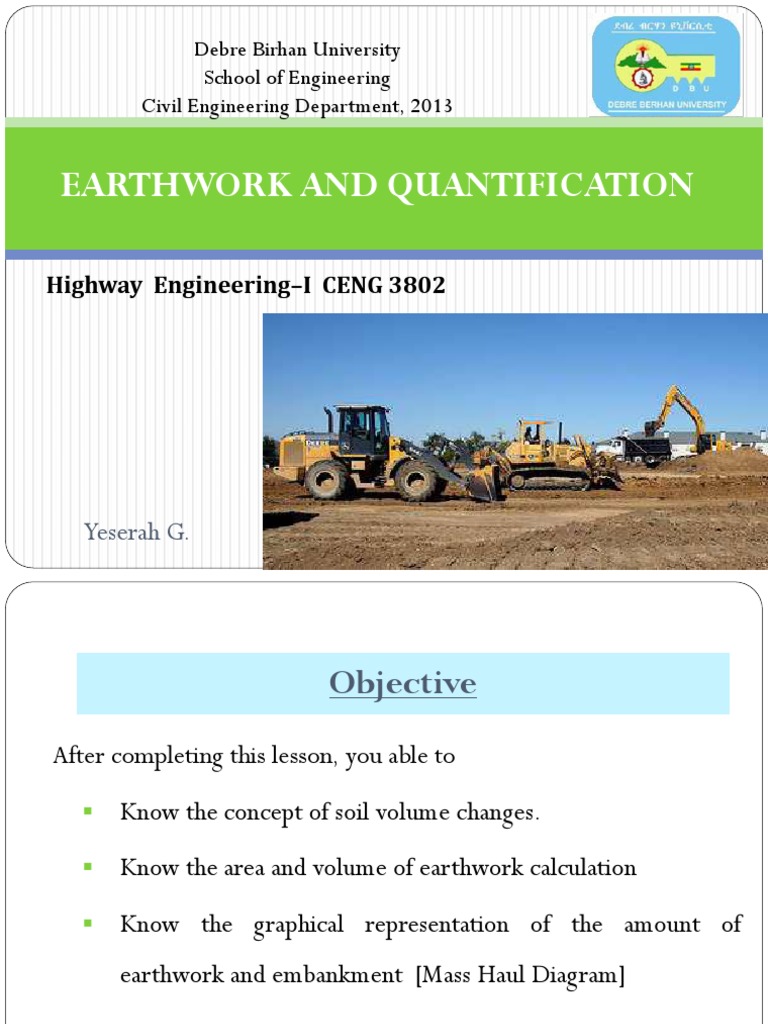 Earthwork Volume Calculation Techniques | PDF | Soil | Volume