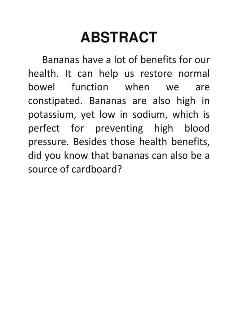 Investigatory Project Extraction of Banana Leaves For Bulletin Board