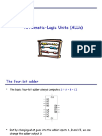 Arithmetic-Logic Units (Alus)