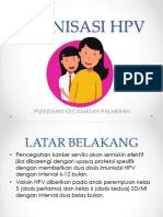 Imunisasi HPV Puskesmas