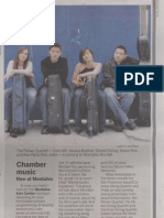San Jose Mercury News: Villa Chamber Music Series