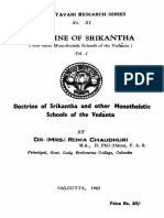 Doctrine of Srikantha (Volume - I)