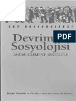  Devrimler Sosyolojisi - Andre-Clement Decoufle