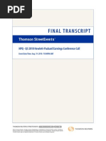 Download Transcript HP Earnings Conference Call 3Q10 by Hewlett-Packard SN36179377 doc pdf
