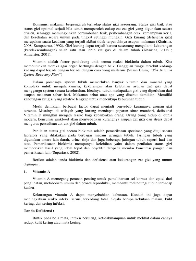 Defisiensi Vitamin PDF