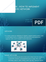 Network: How To Implement A Domestic Network: Monday 16Th October By: Leibniz Nerio Cerna Ortiz