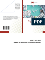 Gestion Des Risques Qualité en Industrie Pharmaceutique PDF