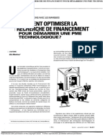 Alix Mandron (2011) - Comment Optimiser La Recherche de Financement Pour Démarrer Une PME Technologique, Vol.36, No.2, 70-78p.