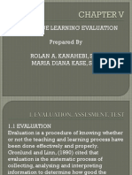 Language Learning Evaluation