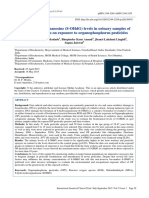 8-Hydroxydeoxyguanosine (8-OHdG) Levels in Urinary Samples Pesticide