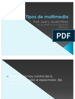 Tipos de multimedia