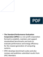 SPEC and Memory