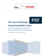 Top 4 Challenges Facing Hospitality
