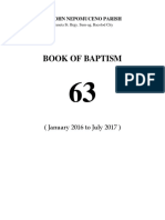 Baptism Book #63