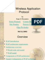 WAP-Wireless Application Protocol: Suma Pramod Connie Barbosa Niti Pandey Patrick Cunning Olga Pavlenko