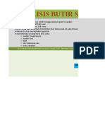 Analisis Soal Isian - UH 3.1