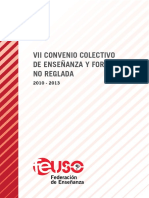 Conveniocolectivoensenanzayformacionnoreglada2011 PDF
