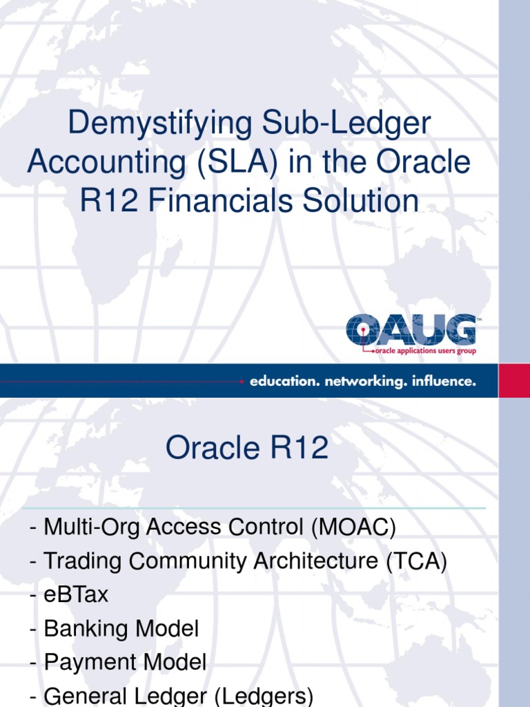 Understanding Oracle R12 Sub-Ledger Accounting | PDF | Debits And ...