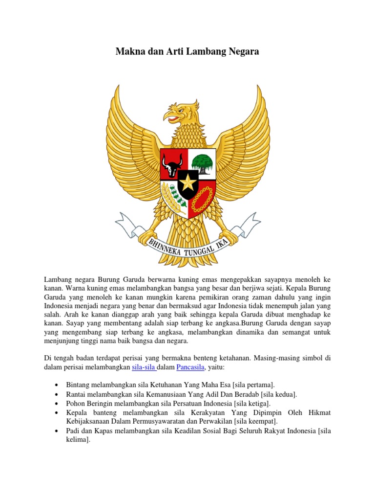 Arti Lambang Pancasila Padi Dan Kapas - Apa Bagaimana