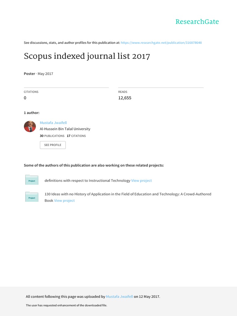 Scopus Indexed Journal PDF | PDF | Association For Computing Machinery ...