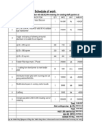 Schedule of work for providing separate BESCOM metering