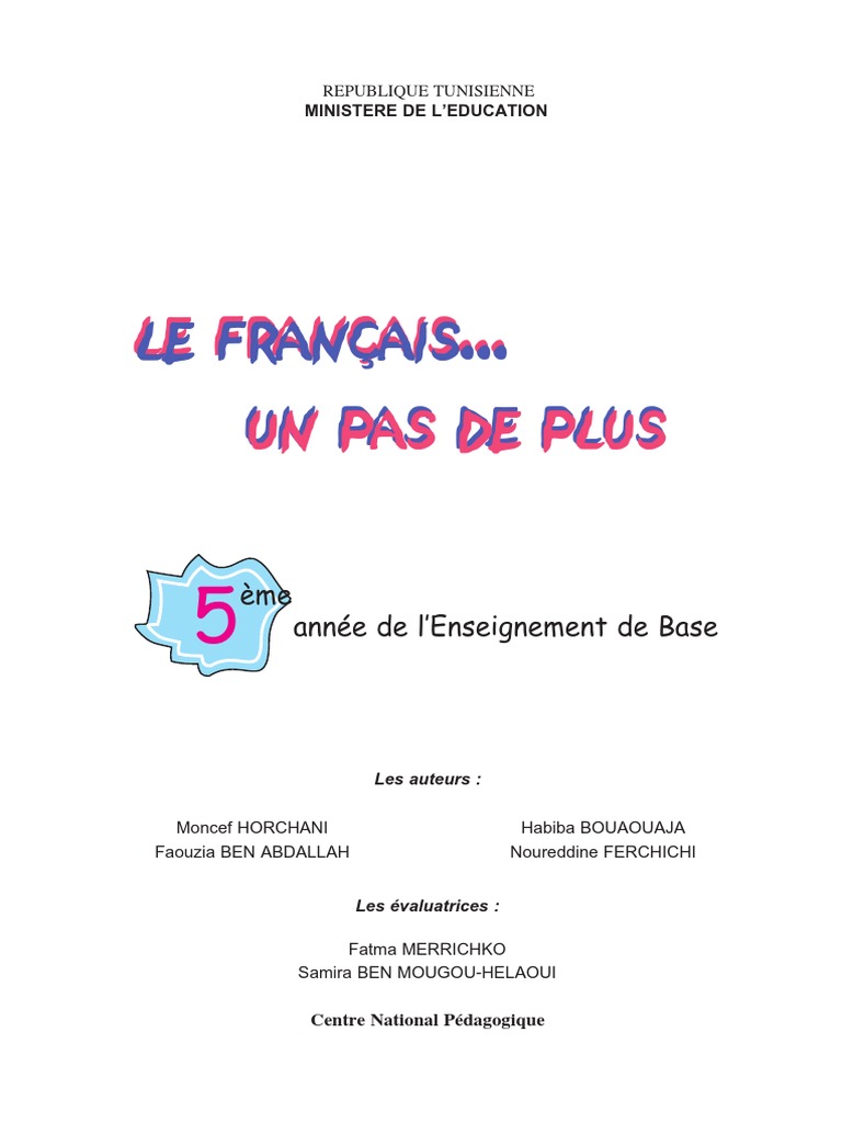 Galm Page De Garde Cahier 5 Lect | PDF | Verbe | Langue française