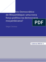 CHICHAVA, Sergio. Movimento Democrático de Moçambique uma nova força politica.pdf