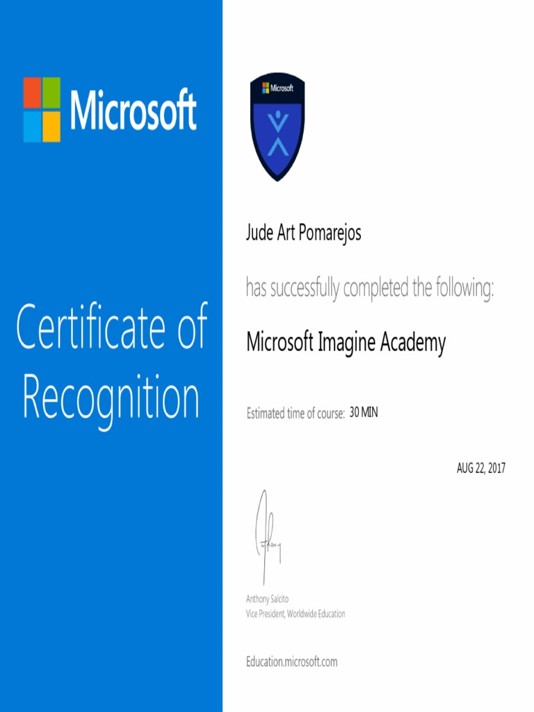 microsoft imagine academy free courses