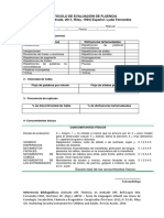 Protocolo de Evaluación de La Fluidez