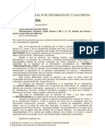 Carta Notarial Por Difamacion y Calumnia