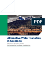 Alternative Water Transfers Colorado