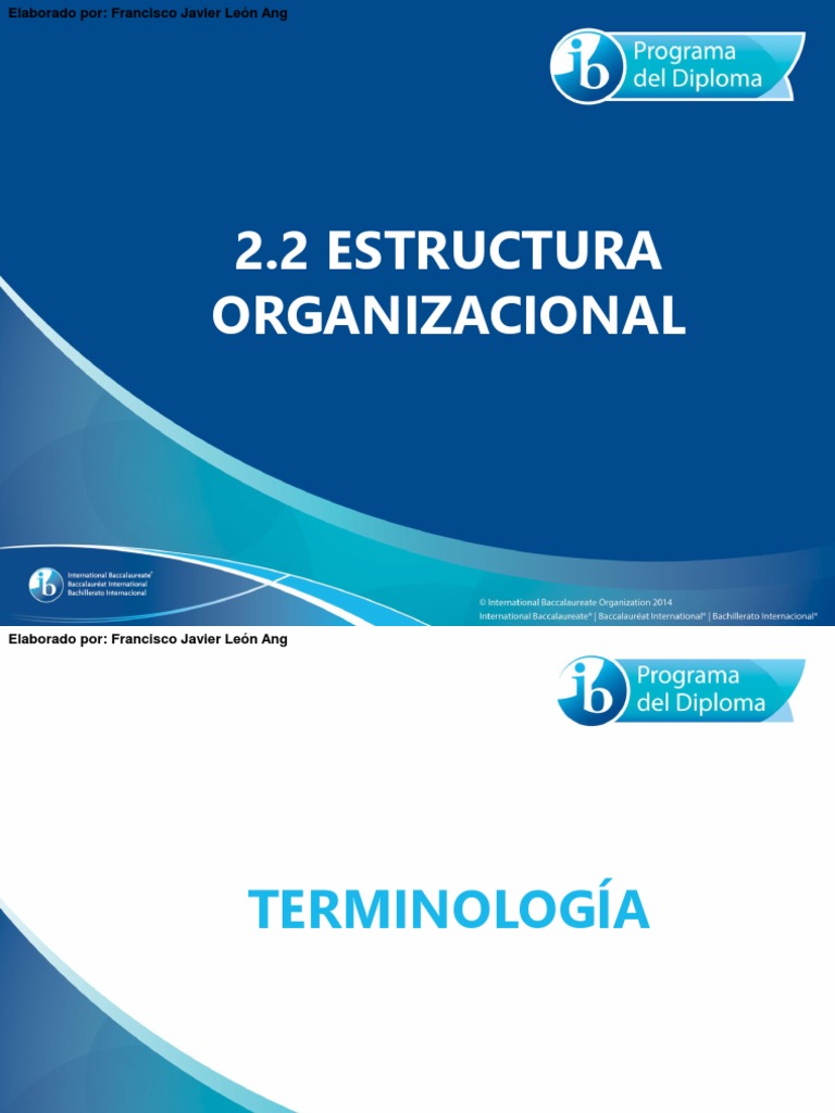 2 2 Estructura Organizacional | PDF | Burocracia | Toma de decisiones