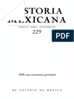 Historia Mexicana 229 Volumen 58 Número 1 - 1808 - Una Coyuntura Germinal PDF