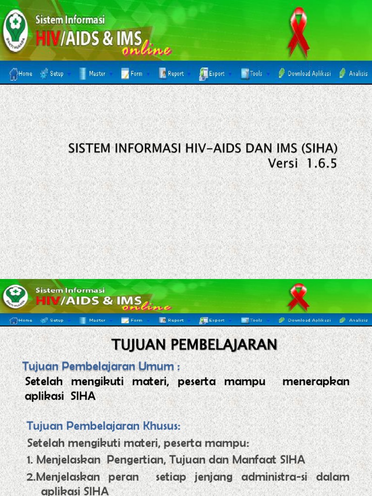 Sistem Informasi Hiv-Aids Dan Ims (Siha) | PDF