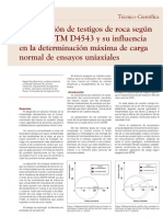 Ectificacion de Testigos de Rocas PDF