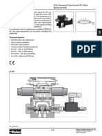 Series D 1FS Characteristics: Pilot Operated Proportional DC Valve