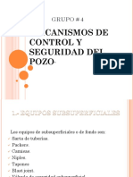 Mecanismos de Control y Seguridad Del Pozo