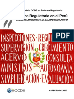 Política Regulatoria en El Perú Aspectos Clave