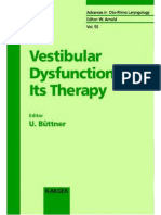 Vestibular Dysfunction and Its Therapy