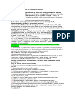 Apanhadão Metodologia Do Trabalho Academico