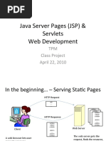 Java Server Pages (JSP) & Servlets Web Development: TPM Class Project April 22, 2010