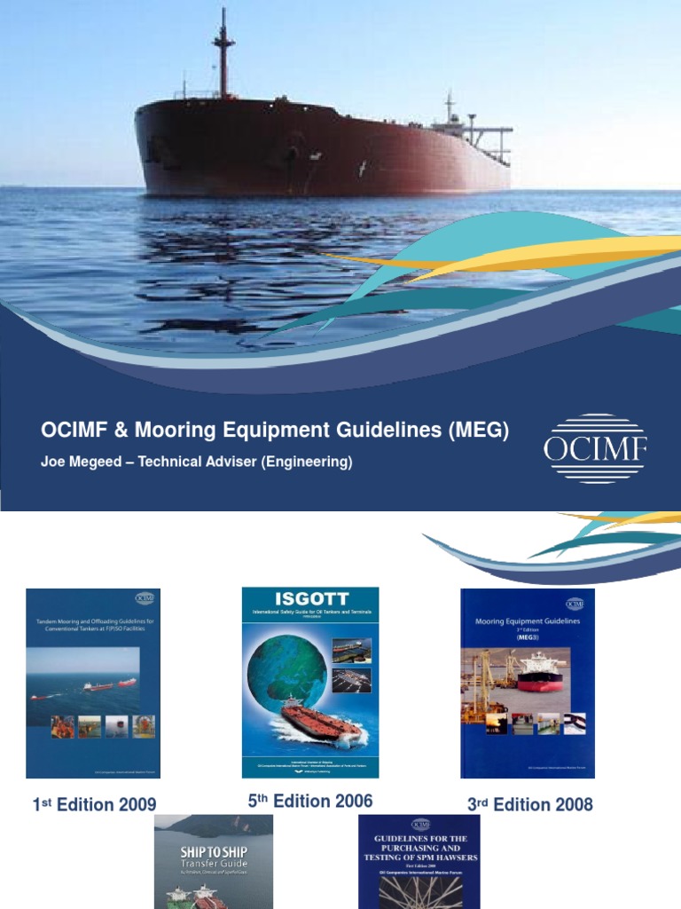 OCIMF & Mooring Equipment Guidelines (MEG)