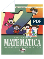 Carti Manual.matematica Clasa.4 